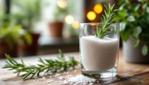 Ani odświeżacz, ani świeczka: ta szklanka z rozmarynem i solą sprawi, że mieszkanie będzie pachnieć