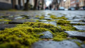 Mech na kostce brukowej? Ten trik z octem działa najlepiej jeszcze zimą