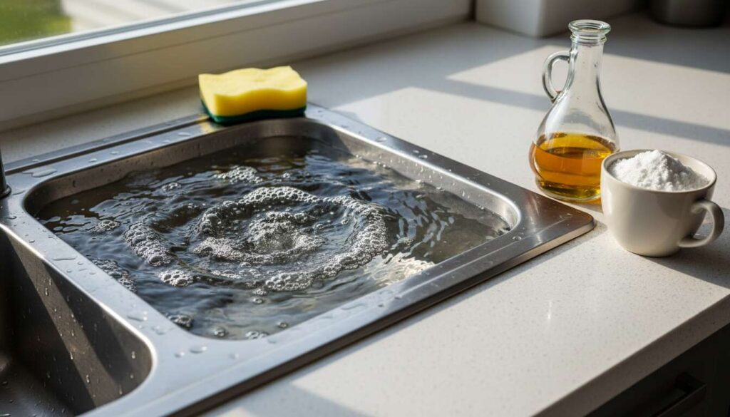 Zatkany zlew? Ten prosty trik działa szybciej niż soda oczyszczona