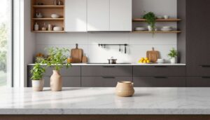 Płyta laminowana nad blatem kuchennym - pomysł, który coraz częściej widać w polskich kuchniach. Czy