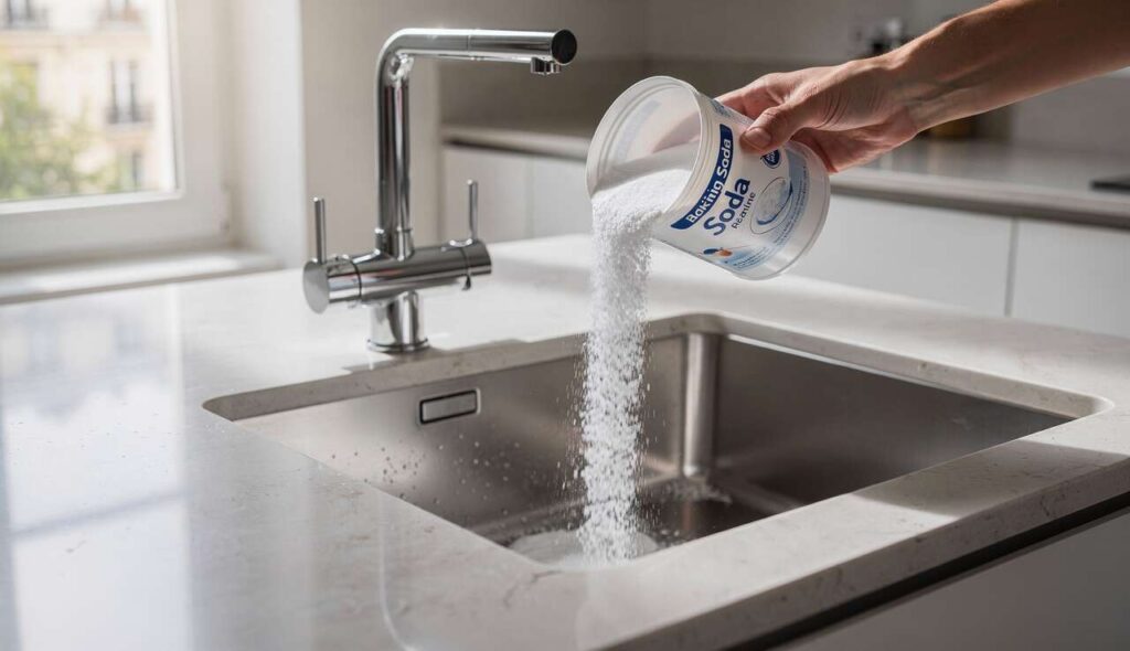 Zatkany odpływ? Wystarczy jeden składnik z kuchni, by udrożnić go w 30 sekund