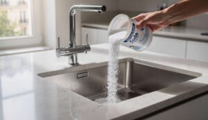 Zatkany odpływ? Wystarczy jeden składnik z kuchni, by udrożnić go w 30 sekund