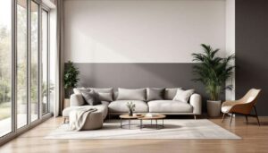 Dwa kolory na ścianach zamiast jednego: efekt, o który pytają wszyscy goście