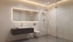 Te panele kleisz na stare kafelki nawet pod prysznicem — nowa łazienka bez ekipy remontowej