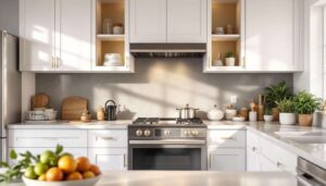 Płytki nad blatem kuchennym odchodzą do lamusa: ten materiał klei się w weekend za grosze