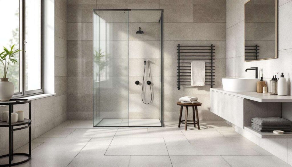 Płytki wielkoformatowe w łazience: jak je układać, by uniknąć pęknięć po kilku miesiącach