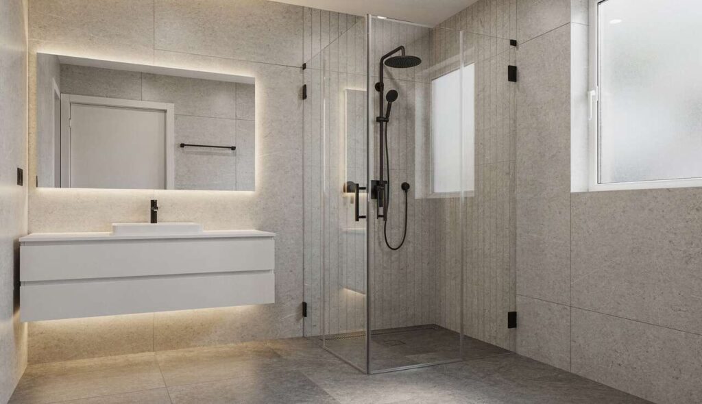 Panele winylowe na stare płytki: montaż w jeden dzień nawet pod prysznicem