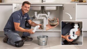 Wymiana syfonu w zlewie kuchennym: hydraulik pokazuje, jak zrobić to bez narzędzi w 5 minut
