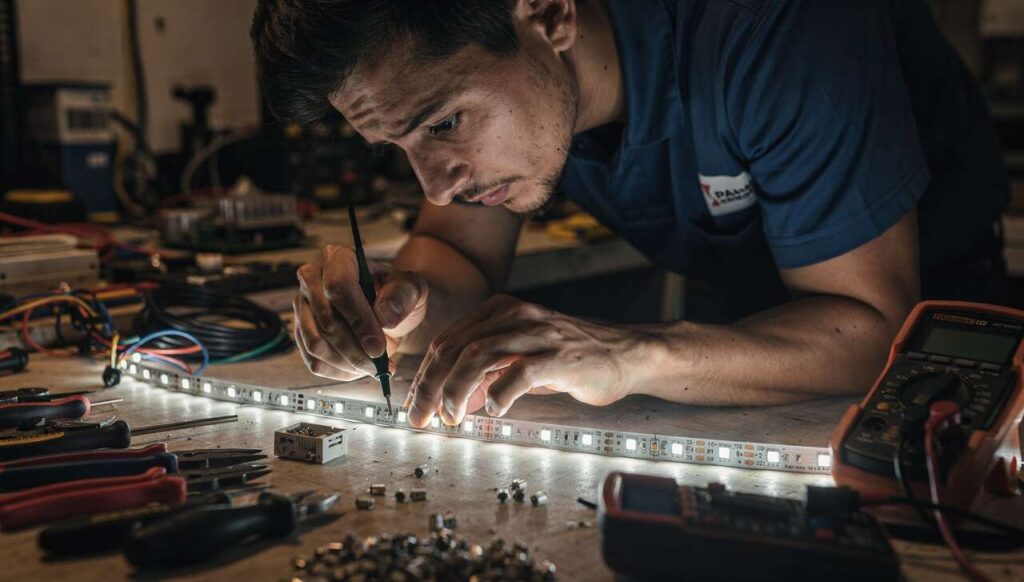 Dlaczego elektrycy nie polecają taśm LED z marketów budowlanych do stałego montażu?